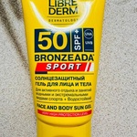 Cолнцезащитный Гель Либридерм Bronzeada Sport для лица и тела SPF 50 фото 4 