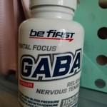 Be First GABA (ГАМК, гамма-аминомасляная) 120 капс фото 2 
