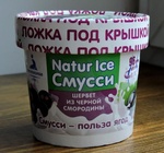 Мороженое "Петрохолод" щербет из чёрной смородины