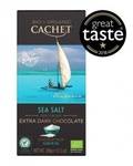 Шоколад Cachet Черный 72% с морской солью