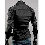 Shirt Upper Garment for Men Male NMS-105671 фото 3 