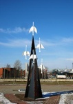 Памятник "Белые журавли", Санкт-Петербург, Россия