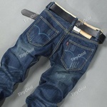 Casual Washed Denim Trousers Pants Jean for Boy