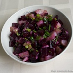 Картофельный салат со свеклой, редисом и сладким п фото 1 