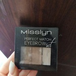 Тени для бровей Misslun perfect match eyebrow set фото 1 