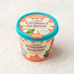 Мороженое ВкусВилл Избёнка сорбет клубника базилик