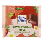 Шоколад молочный Ritter Sport Клубничный мусс