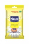 Влажные салфетки Kleenex для чувствительной кожи с ромашкой
