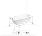 Ванна 4 в 1 акрил Wellsee FreeDom 2.0 20212783R