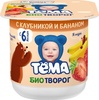 Тема йогурт с клубникой и бананом