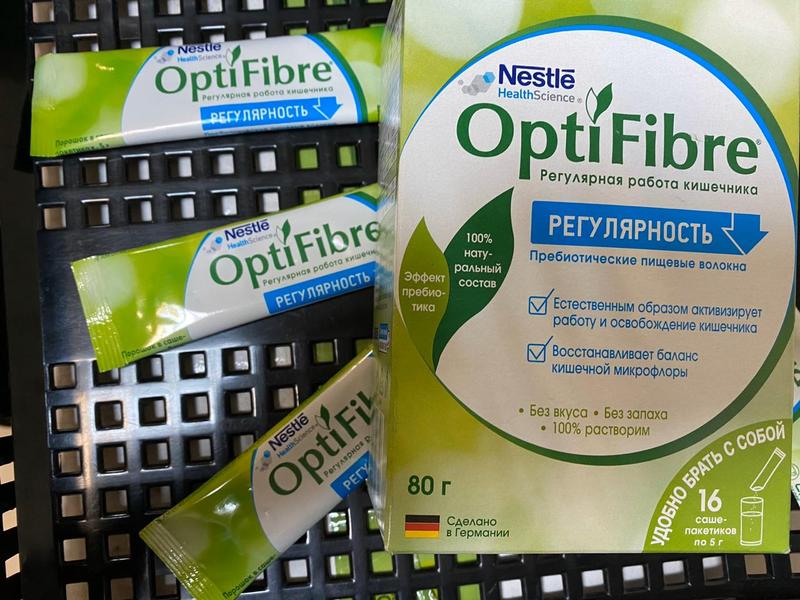 Оптифайбер отзывы врачей. Оптифайбер. Optifibre Nestle. Оптифайбер порошок. Клетчатка Nestle Optifibre.